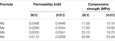 Improvement of Calcium Aluminate Cement Containing Blast Furnace Slag at 50°C and 315°C